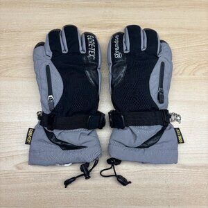Grandoe Switch Gloves Mittens Mens Small Gray Black Waterproof Ski Skiing